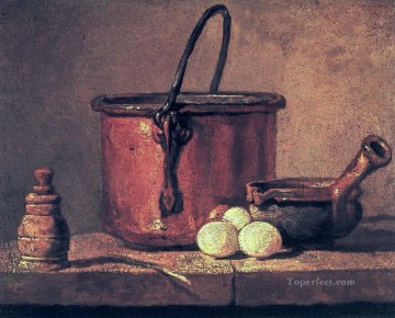 古典的な静物画 Painting - 卵 ジャン・バティスト・シメオン・シャルダンの静物画